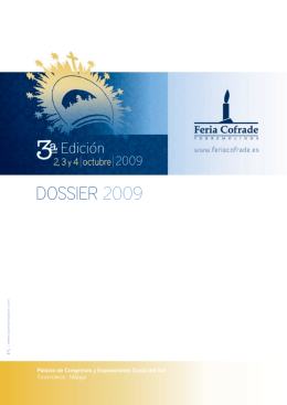 Dossier 2009 - Palacio de congresos de la Costa del Sol