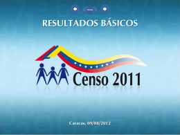 Resultados Básicos del Censo 2011