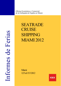 Informe sobre la Feria Seatrade Cruise Shipping 2012