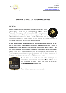 CATA XXIII. ESPECIAL LES TROIS MOUSQUETAIRES