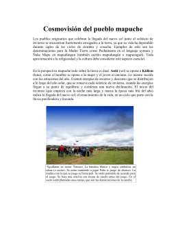 Cosmovisión del pueblo mapuche