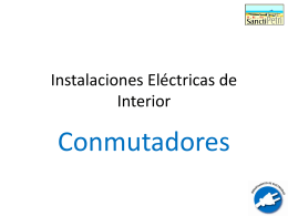 Conmutadores - Instalaciones Eléctricas y Automáticas