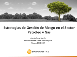 Estrategias de Gestión de Riesgo en el Sector Petróleo y Gas