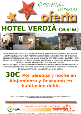 HOTEL VERDIA - viatges benvinguts