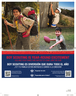 boy scouting is year-round excitement