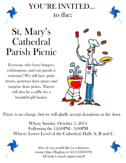 St. Mary`s Cathedral Parish Picnic