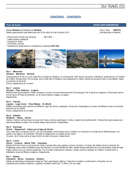 GINEBRA - GINEBRA - Altair Travel & Services