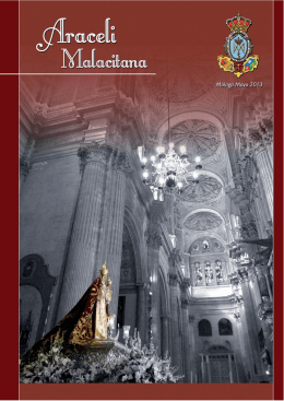 Revista 2013 - Cofradia Virgen de Araceli en Málaga