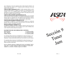 Sección 9 Tuner Jam