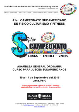 Campeonato Sudamericano 2015