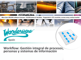 Workflow: Gestión integral de procesos, personas y sistemas de