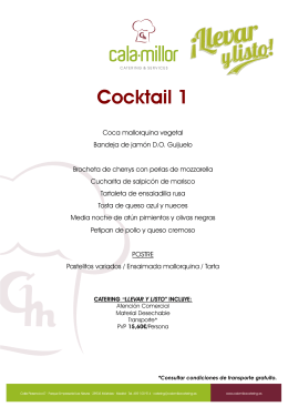 Cocktail 1 - cala
