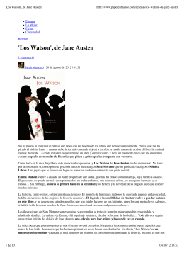 `Los Watson`, de Jane Austen