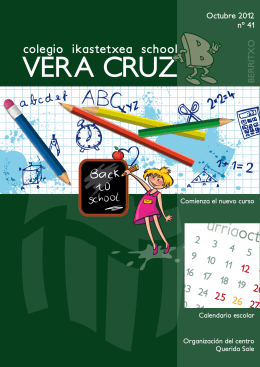 Berritxo de Octubre 2012 - Colegio Vera-Cruz