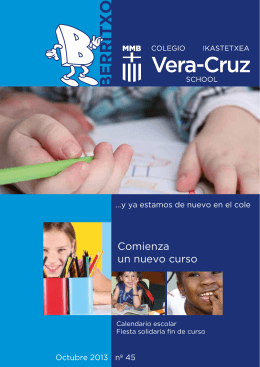 Berritxo de Octubre 2013 - Colegio Vera-Cruz