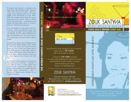 the world-famous zouk santana— tico style!