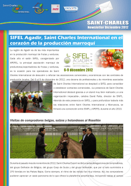 SIFEL Agadir, Saint Charles International en el corazón de la