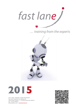 Fastlane Calendario de formaciones 2015