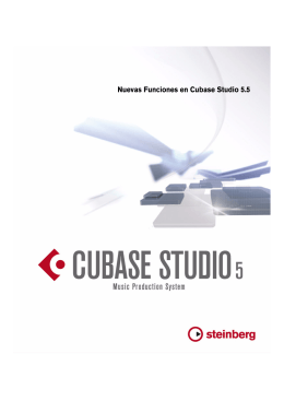 Nuevas Funciones en Cubase Studio 5.5