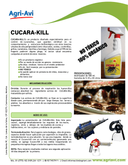 CUCARA-KILL - QuimiNet.com