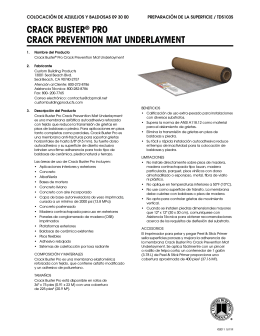 crack buster® pro crack prevention mat underlayment