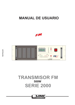 TRANSMISOR FM SERIE 2000