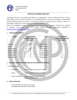 Requisitos Admisión_2014