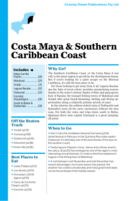 Costa Maya & Southern Caribbean Coast