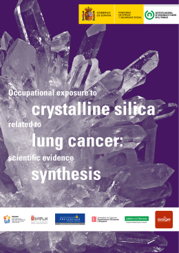 crystalline silica lung cancer - Observatorio Estatal de Condiciones