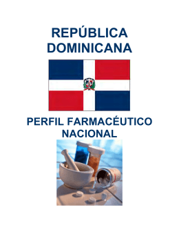 Perfil Farmacéutico de la República Dominicana