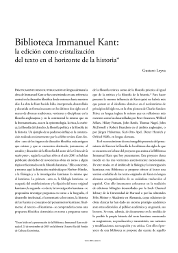 Biblioteca Immanuel Kant: