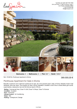 Penthouse Apartment for Sale in Elviria