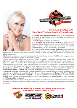 LORRIE MORGAN - Voghera Country Festival