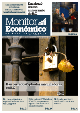 17 enero 2013 - Monitor Económico