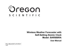 Wireless Weather Forecaster with Self