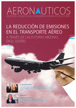 la reducción de emisiones en el transporte aéreo