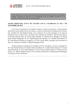 acta en formato pdf - Ayuntamiento de Valencia