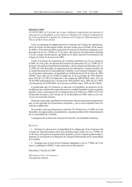estatutos del colegio de administradores de fincas de barcelona