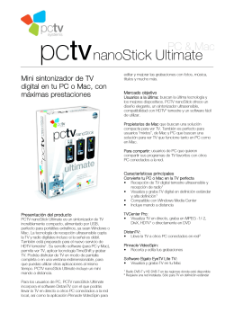 Hauppauge PCTV nanoStick 73E Ultimate PC + Mac