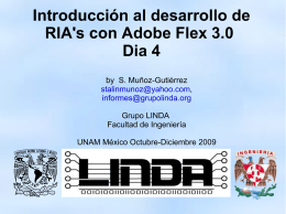 Introducción al desarrollo de RIA`s con Adobe Flex