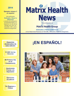 ¡EN ESPAÑOL! - Matrix Health Group