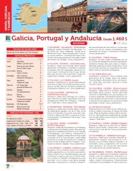 Galicia, Portugal y AndalucíaDesde 1.460$