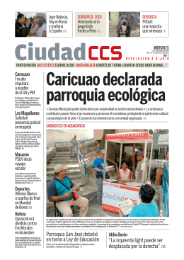 Caricuao declarada parroquia ecológica