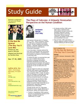 Study Guide - Latino Arts, Inc.