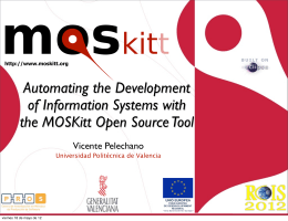Automating the Development of Information Systems with the
