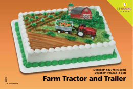 Farm Tractor and Trailer