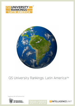 QS University Rankings - IREG Observatory on Academic Ranking