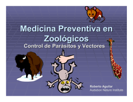 Medicina Preventiva en Zoologicos