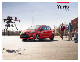 2015 Toyota Yaris eBrochure (Español)
