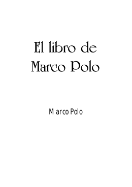 El Libro De Marco Polo - Home
